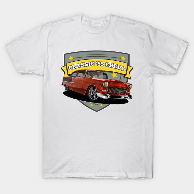 Classic 1955 Chevy T-Shirt by Wilcox PhotoArt